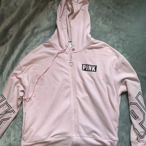 Pink zip up